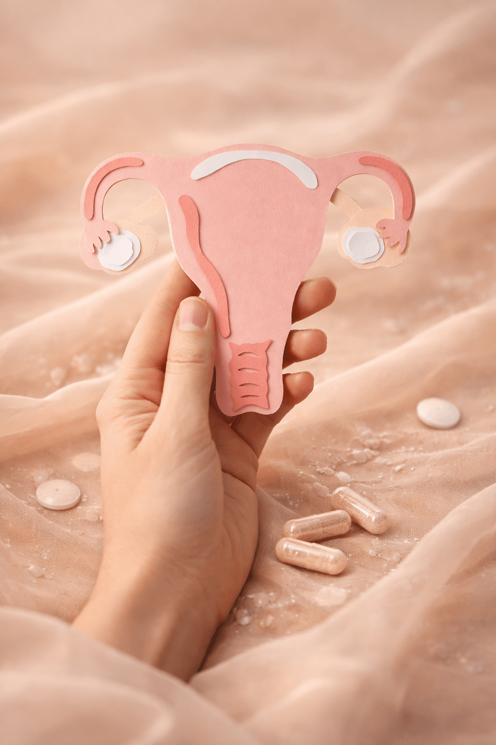 Imagem editorial para o artigo sobre disbiose vaginal